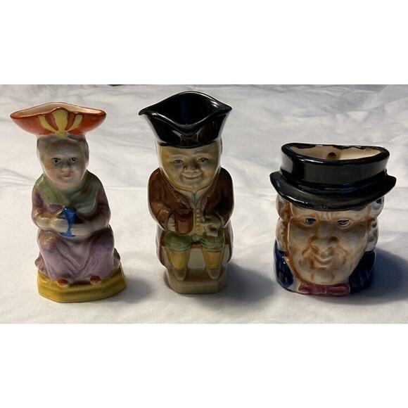 Occupied Japan | Accents | Vintage Toby Small Character Head Mugs Made ...